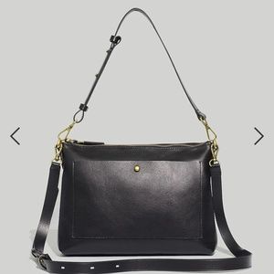 Madewell transport shoulder crossbody leather bag
